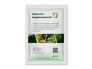 Quinclorac 33% + Bensulfuron-methyl 3% WP