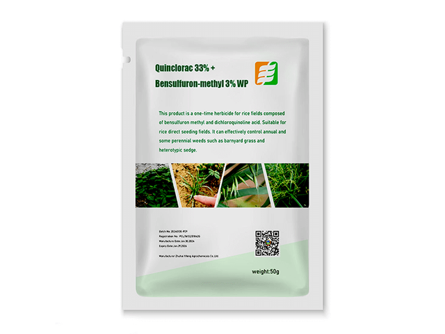 Quinclorac 33% + Bensulfuron-methyl 3% WP