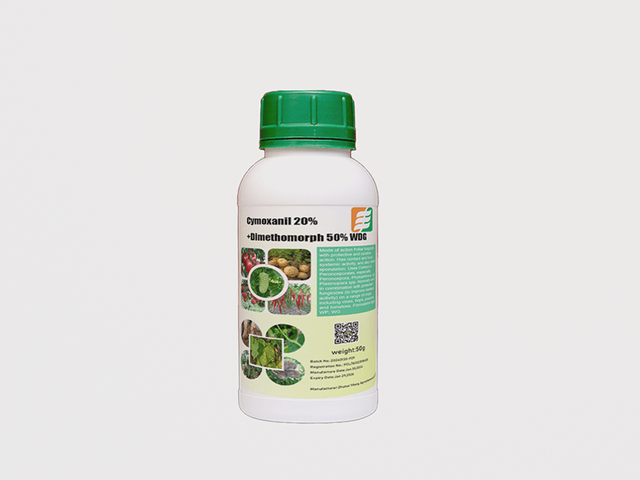 Cymoxanil 20% + Dimethomorph 50% WDG