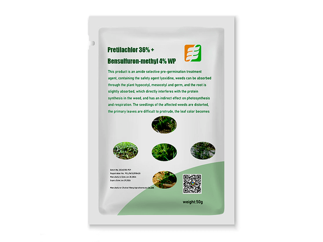 Pretilachlor36%+Bensulfuron-methyl4%WP